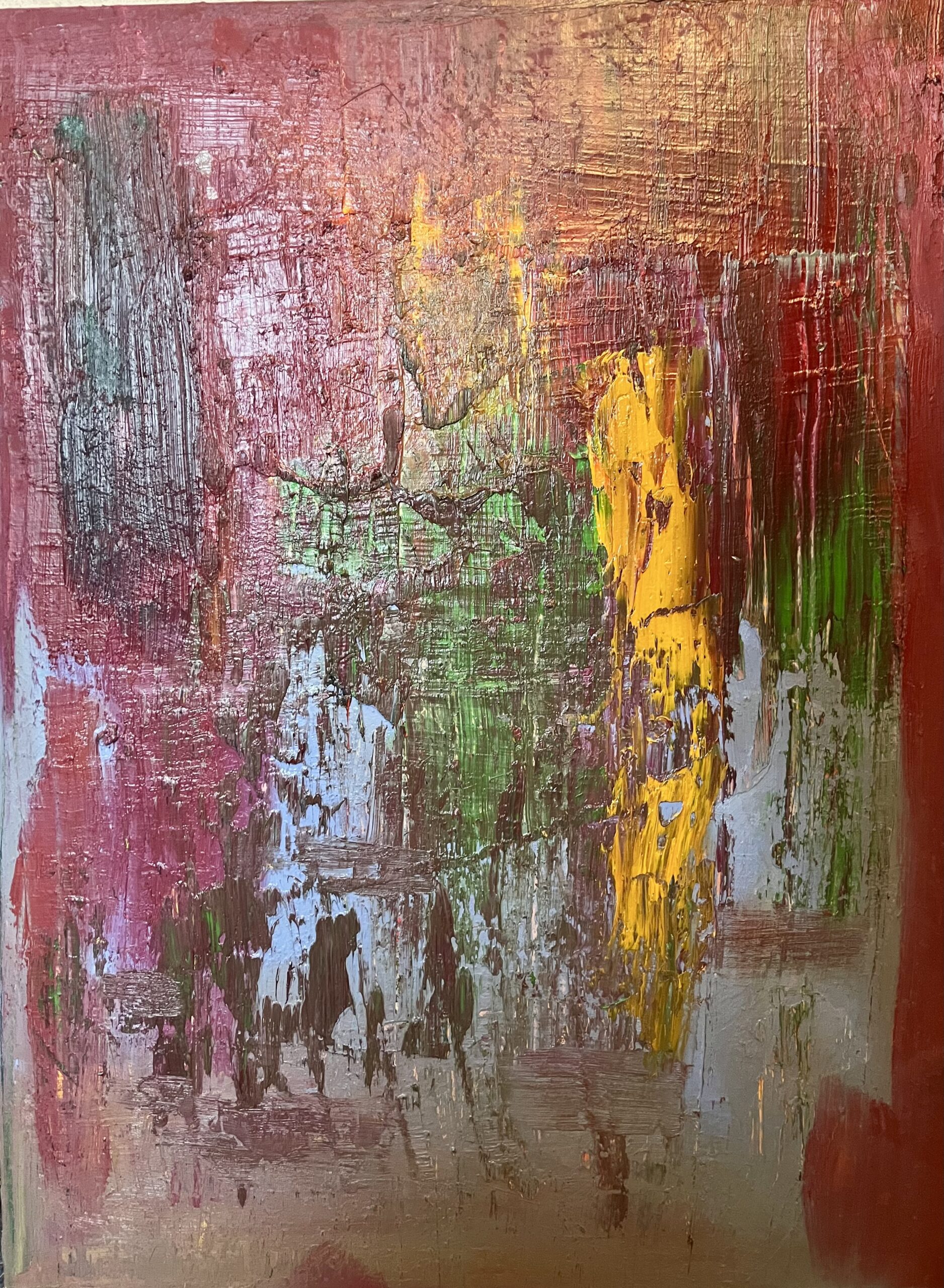 Peter Hirmer; Abstract Painting; Oil&Acrylic on Canvas
