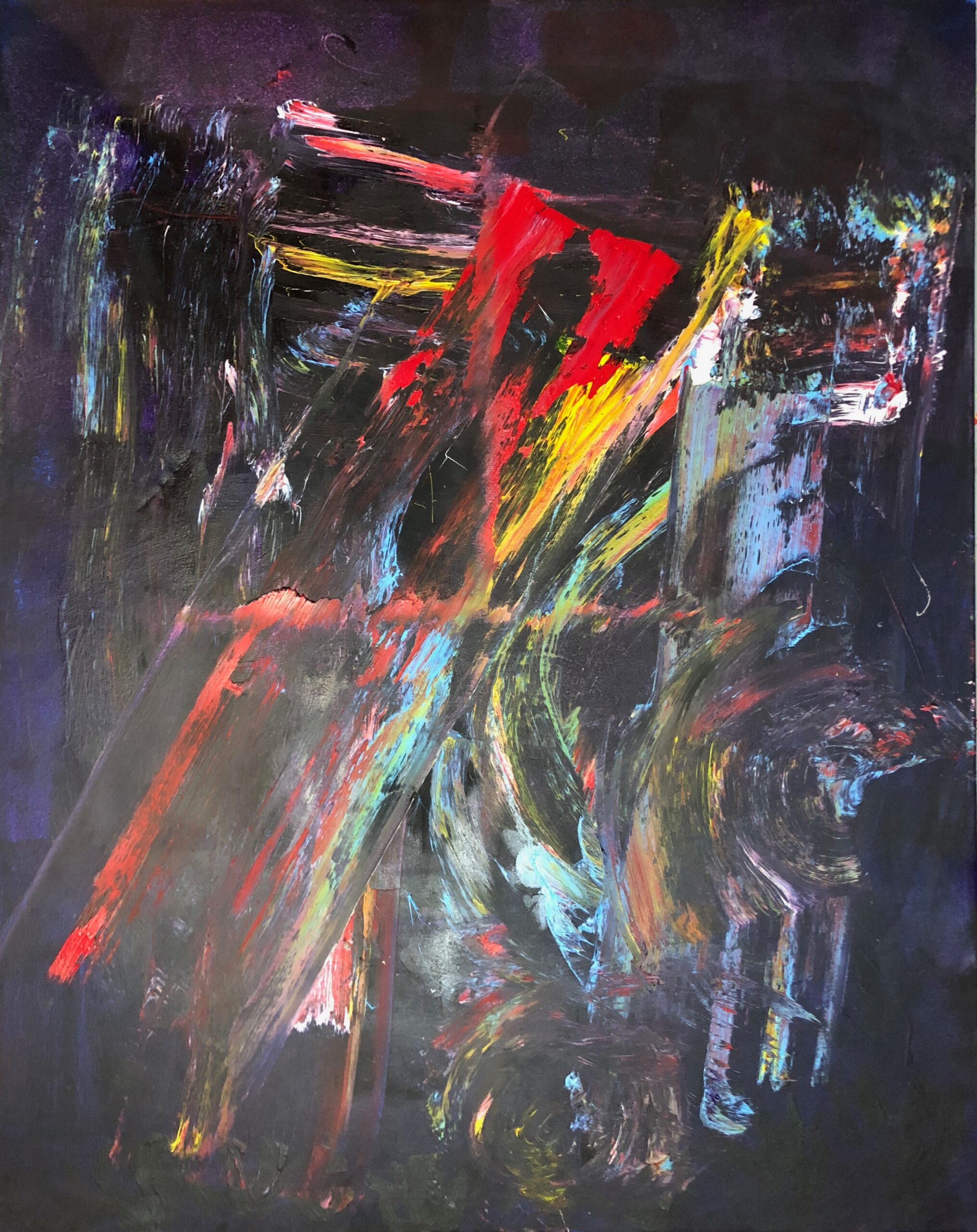 Peter Hirmer; Abstract Painting; Oil&Acrylic on Canvas