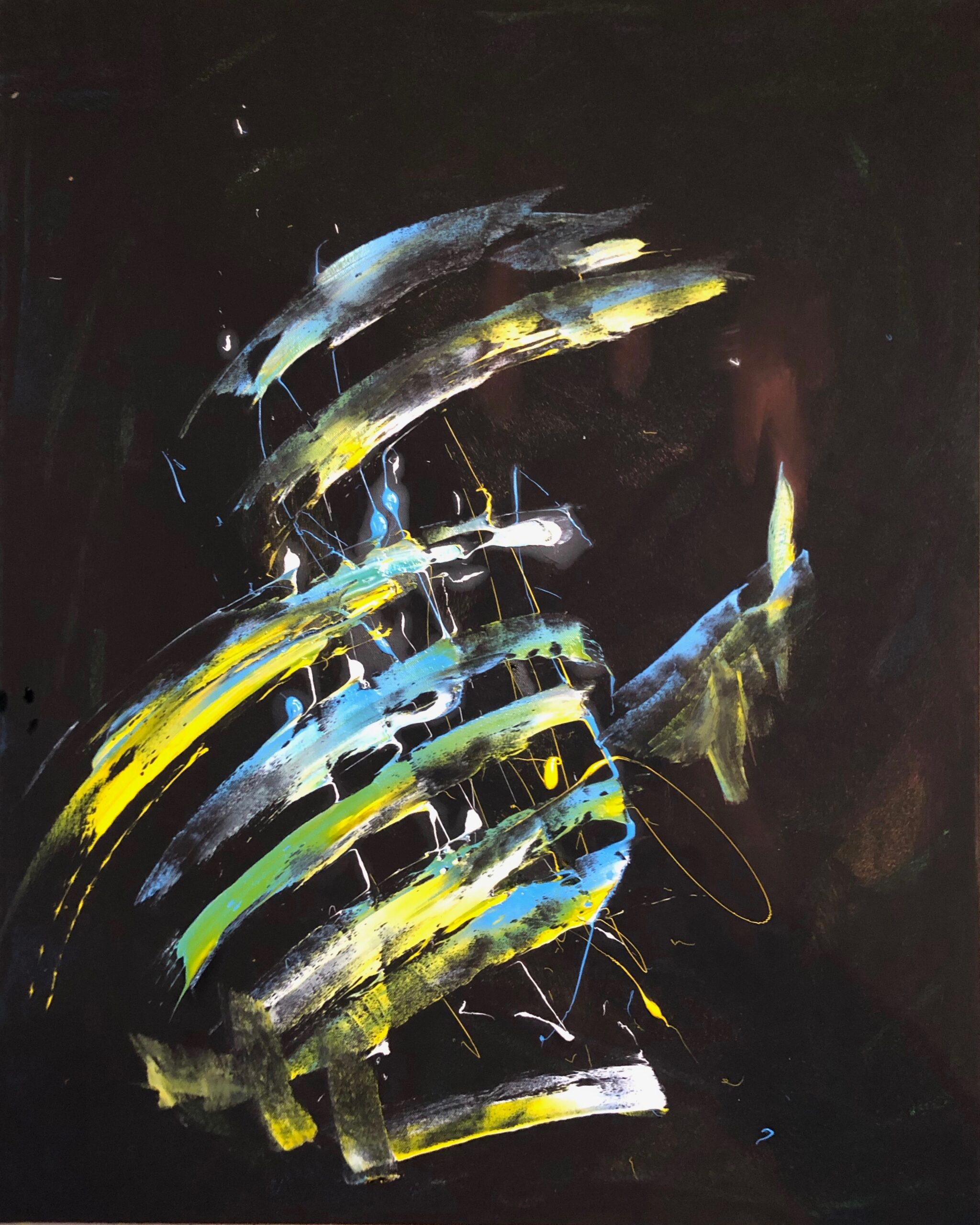 Peter Hirmer; Abstract Painting; Oil&Acrylic on Canvas