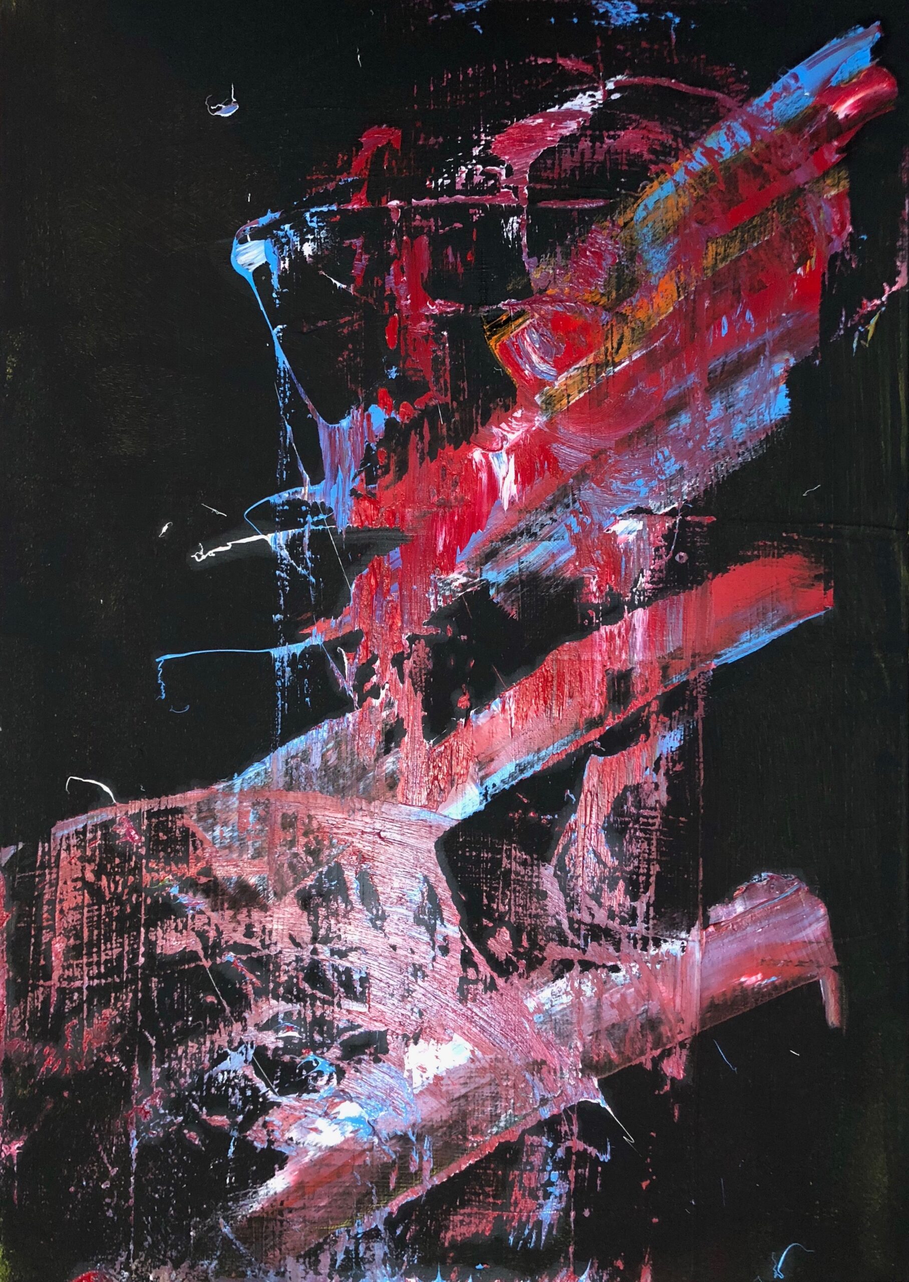 Peter Hirmer; Abstract Painting; Oil&Acrylic on Canvas