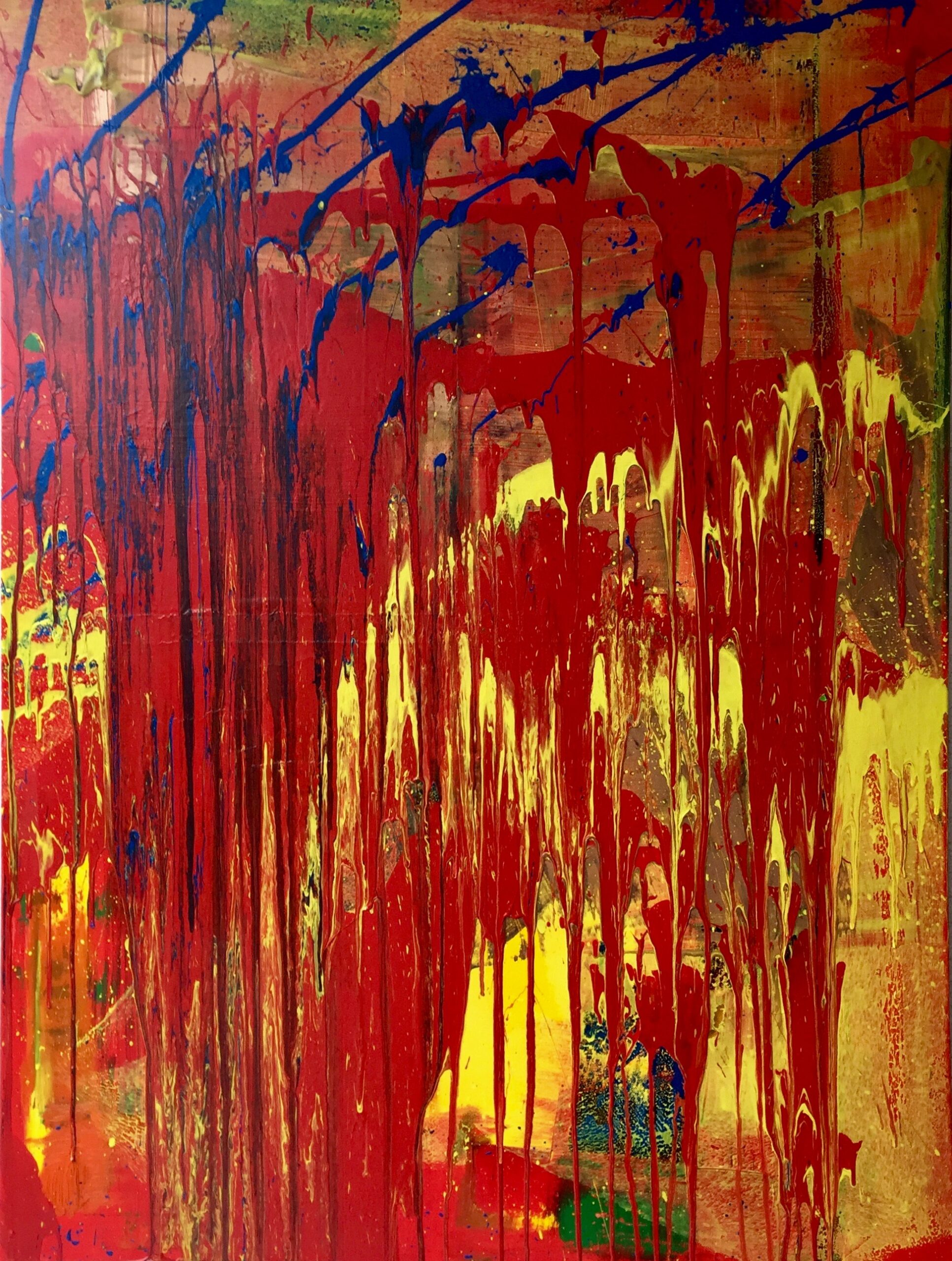 Peter Hirmer; Abstract Painting; Oil&Acrylic on Canvas