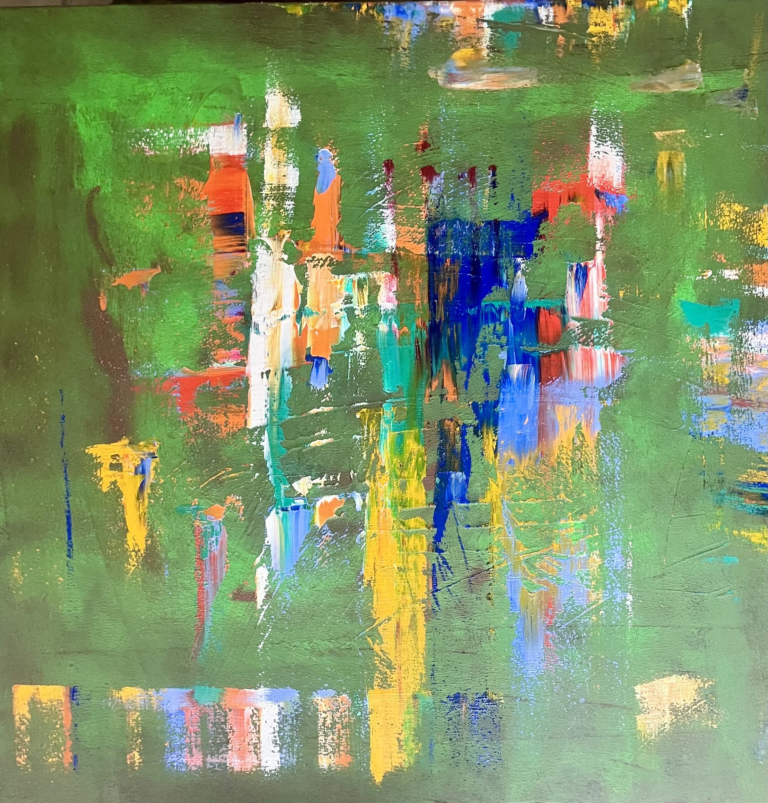 Peter Hirmer; Abstract Painting; Oil&Acrylic on Canvas