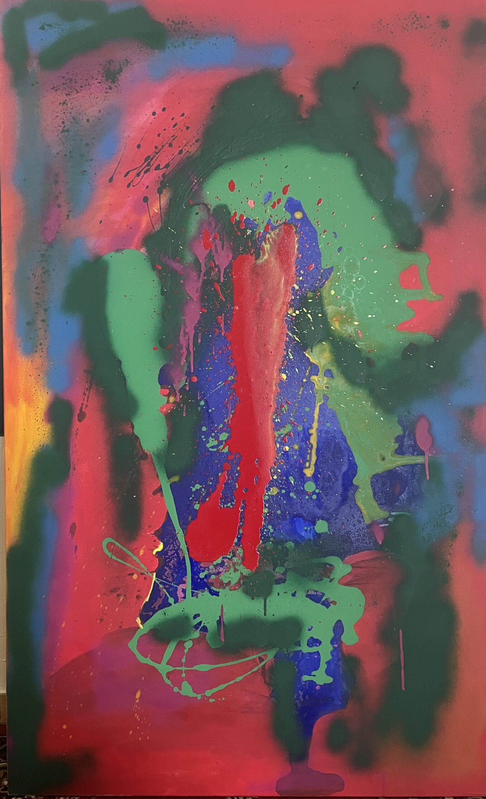 Peter Hirmer; Abstract Painting; Oil&Acrylic on Canvas