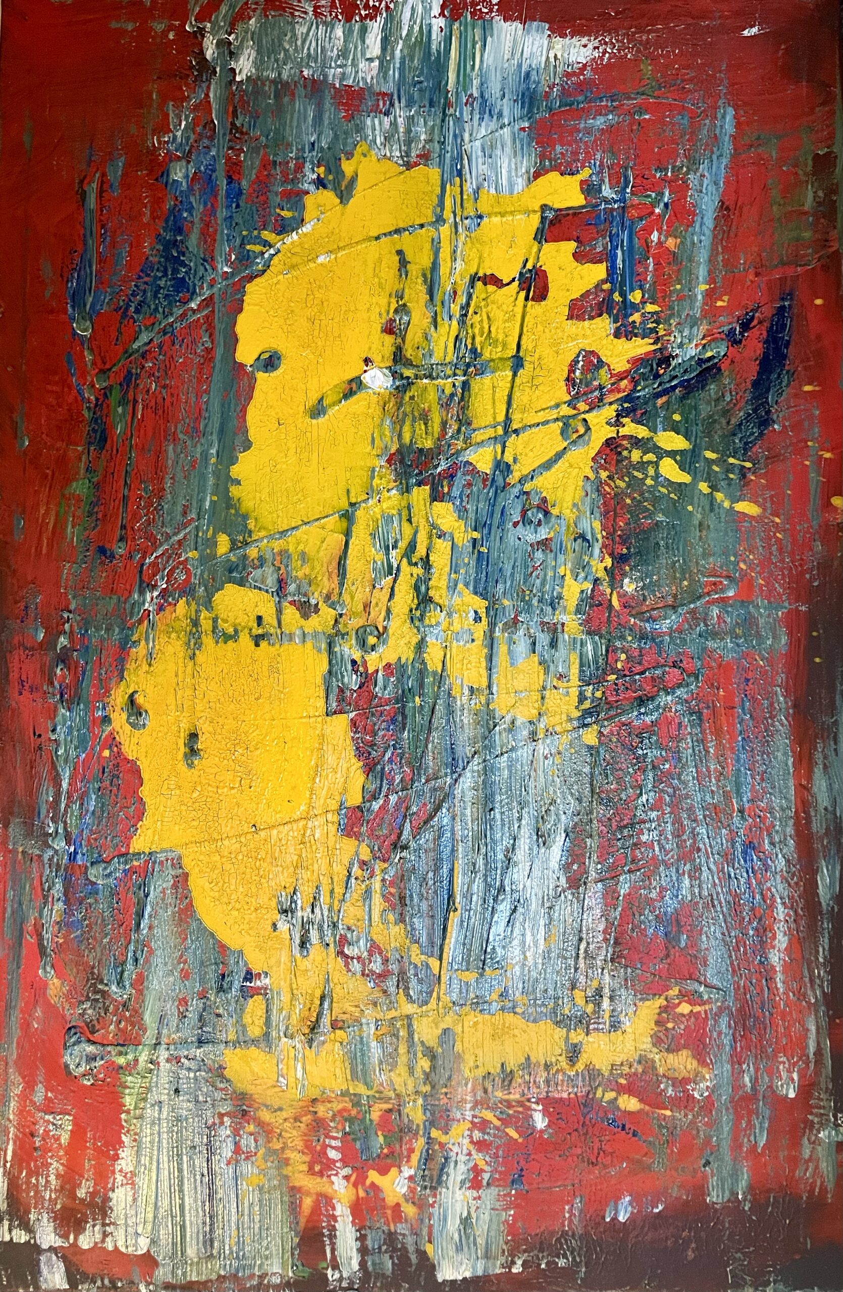 Peter Hirmer; Abstract Painting; Oil&Acrylic on Canvas