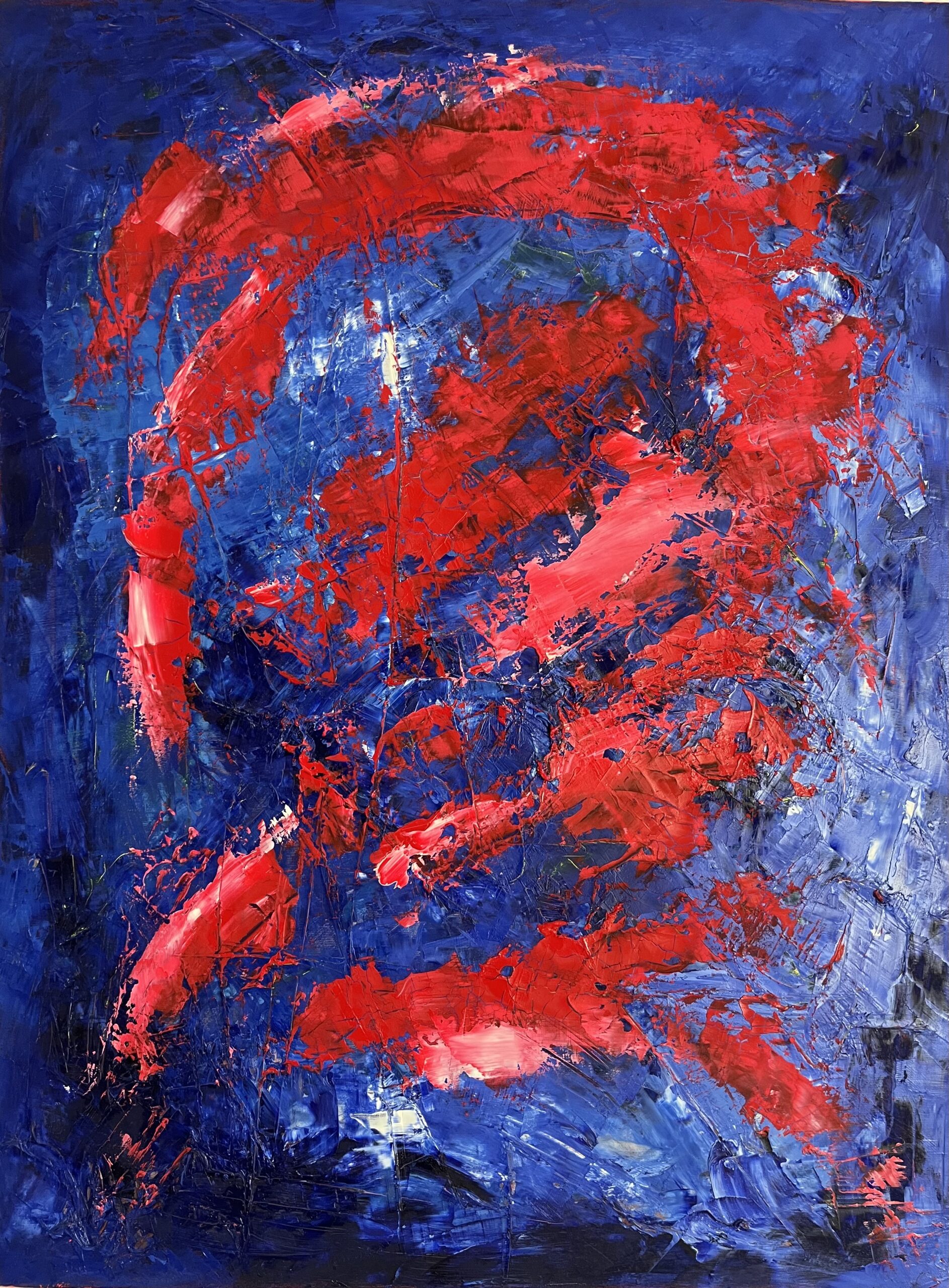 Peter Hirmer; Abstract Painting; Oil&Acrylic on Canvas