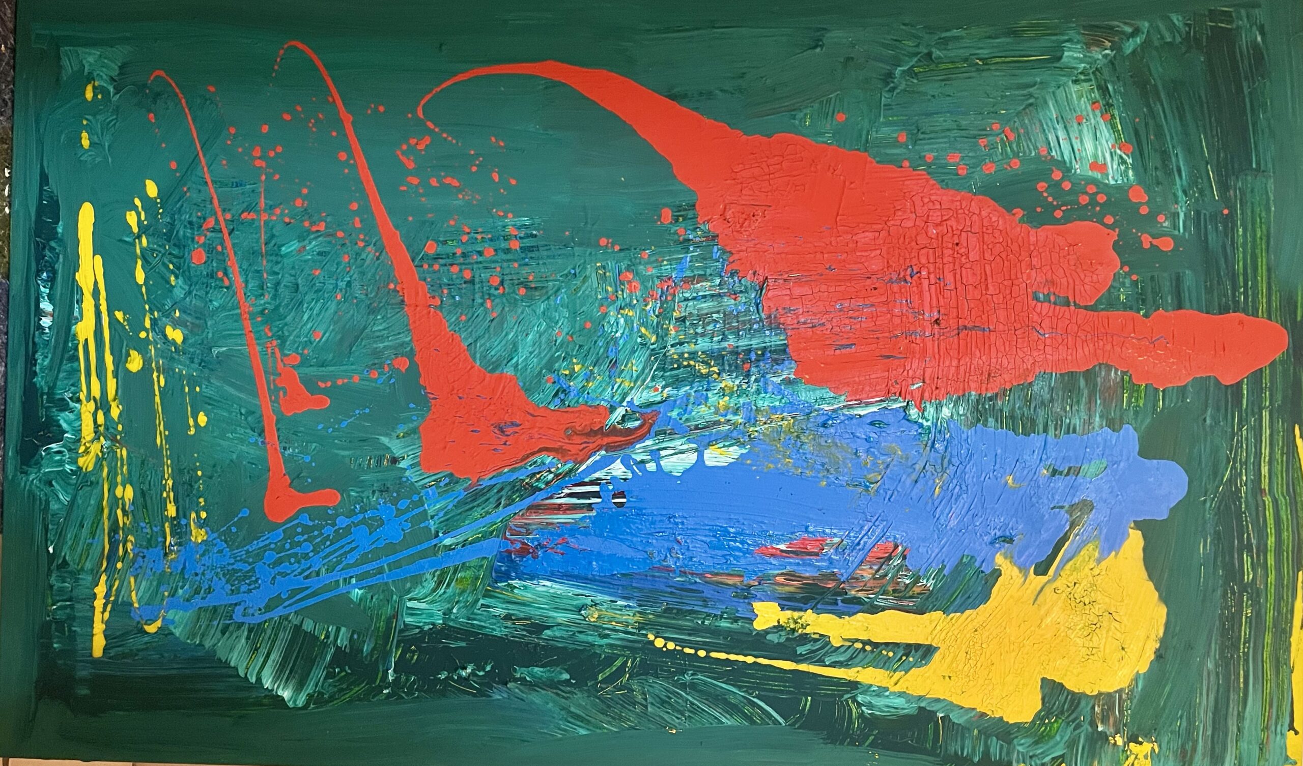 Peter Hirmer; Abstract Painting; Oil&Acrylic on Canvas
