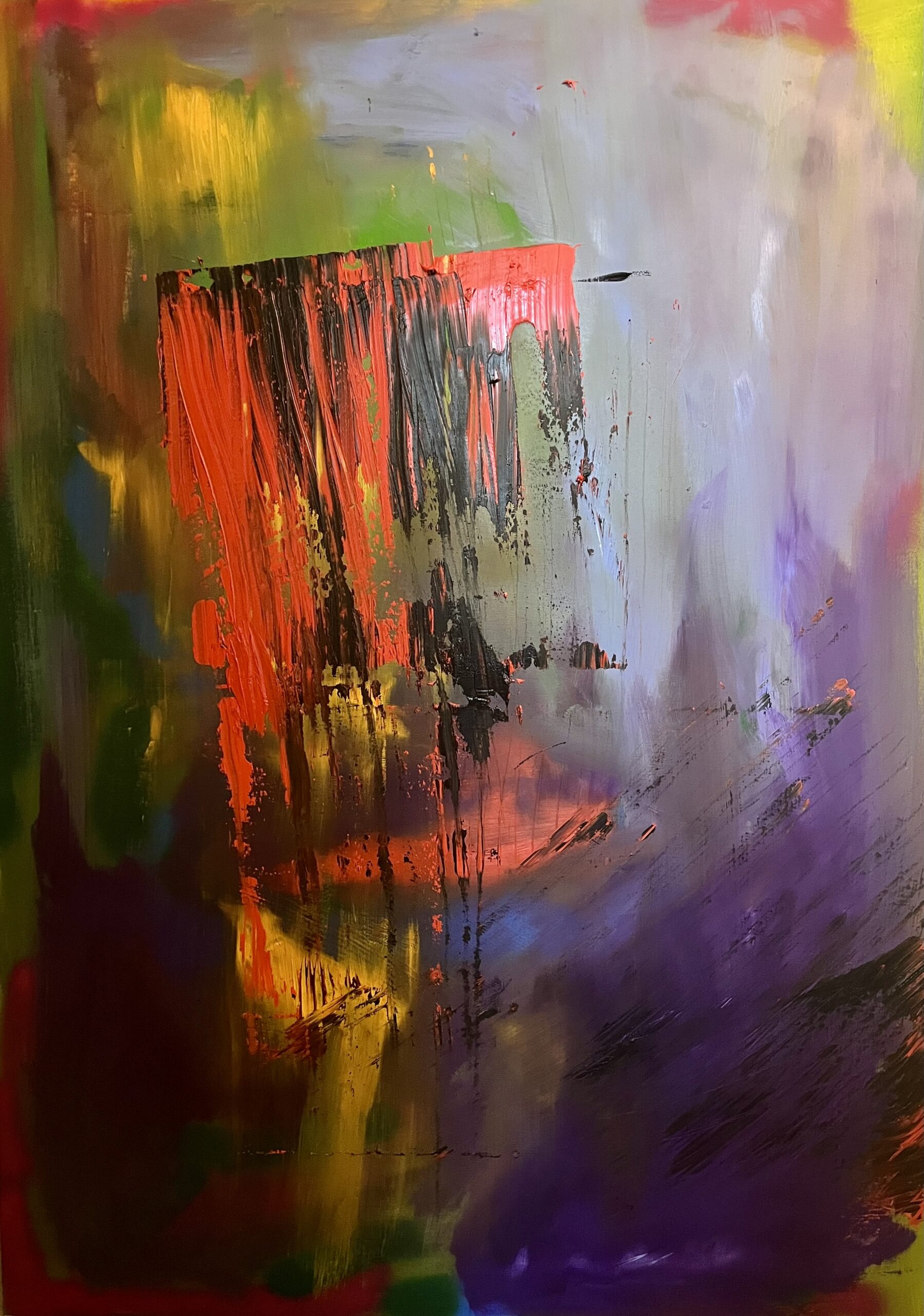 Peter Hirmer; Abstract Painting; Oil&Acrylic on Canvas